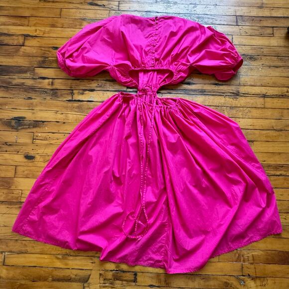 BALI ELF Eva Cutout Dress in Fuchsia - Picture 6 of 10